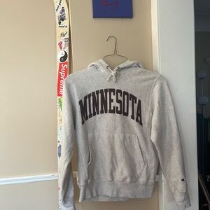 champion university of minnesota hoodie size S